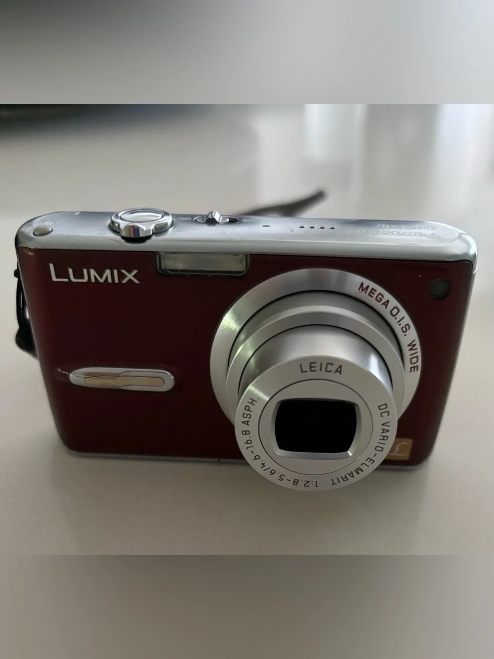 Panasonic DMC-FX07 Compact Digital Camera in Red